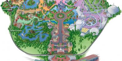 Kartet av Hong Kong Disneyland