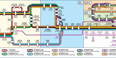 HK jernbane kart