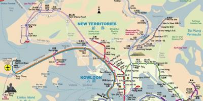 Kowloon tong MTR-stasjon kart