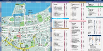 Wan Chai-området i MTR-stasjon kart